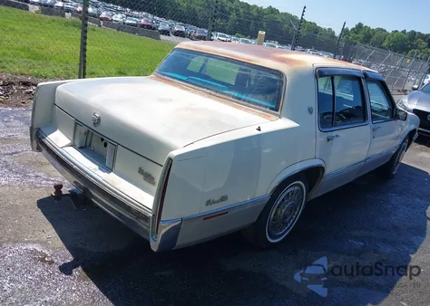 1989 Cadillac Deville из США, поврежденный, VIN 1G6CD5159K4342392